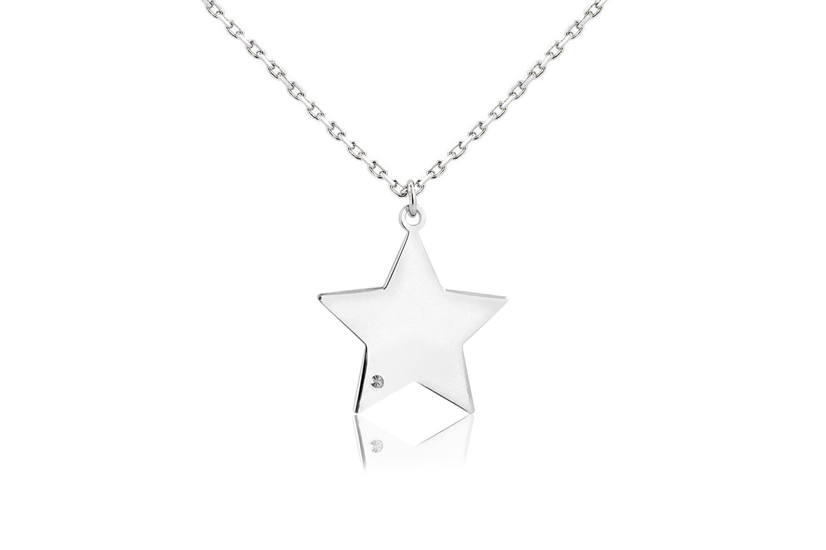 Gargantilla "Star" en plata .925 (36856)