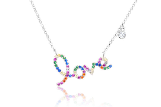 Gargantilla "Love" en plata fina .925 (36858)