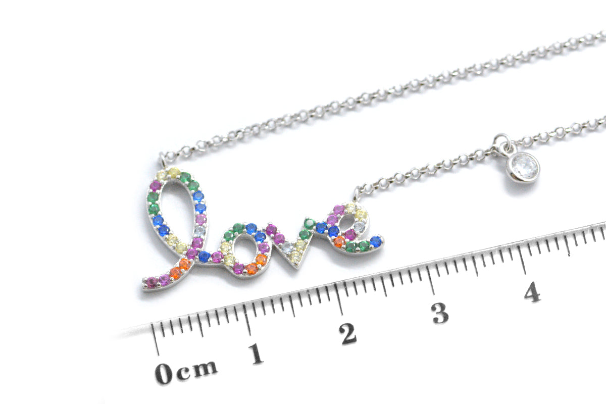 Gargantilla "Love" en plata fina .925 (36858)