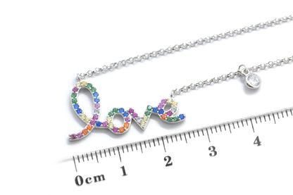 Gargantilla "Love" en plata fina .925 (36858)