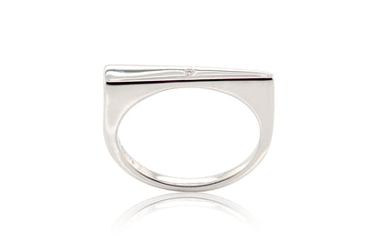 Anillo "TRIANGULAR" en plata .925 (36859)