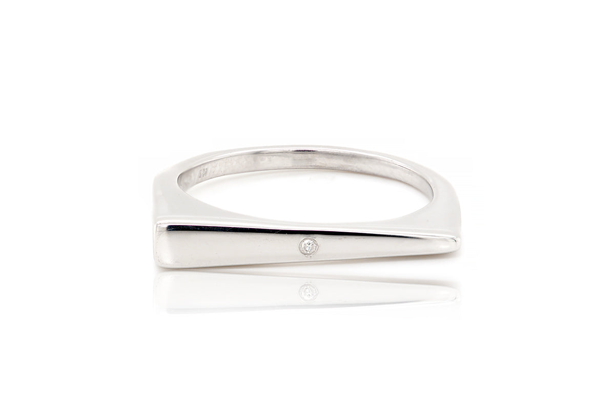 Anillo "TRIANGULAR" en plata .925 (36859)