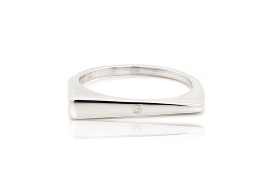 Anillo "TRIANGULAR" en plata .925 (36859)