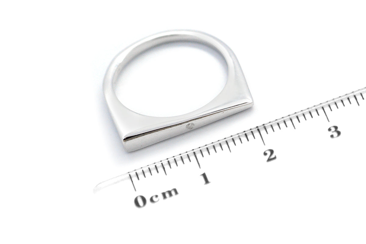 Anillo "TRIANGULAR" en plata .925 (36859)