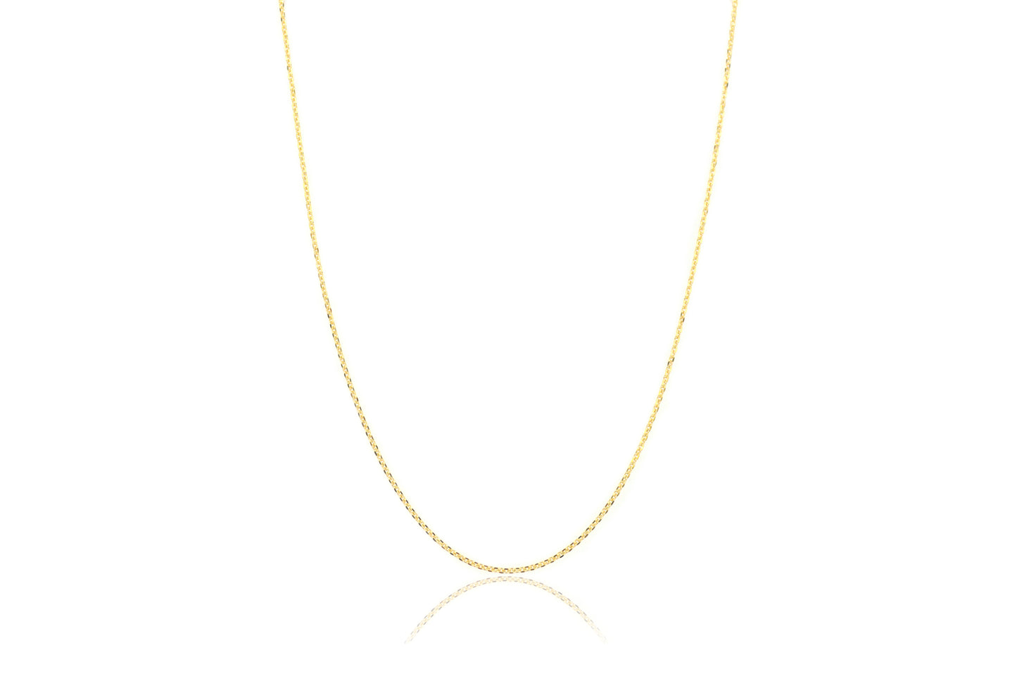 Cadena colección argollas en plata amarilla (M37243)