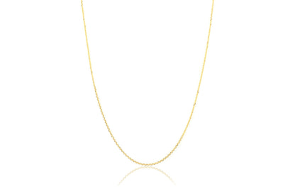 Cadena colección argollas en plata amarilla (M37243)
