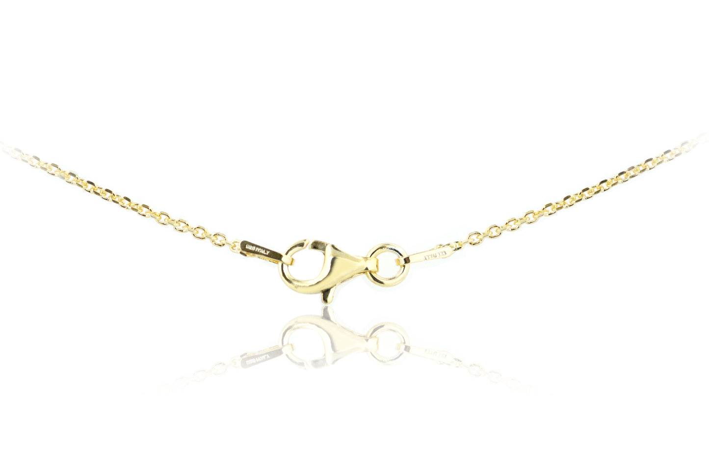 Cadena colección argollas en plata amarilla (M37243)
