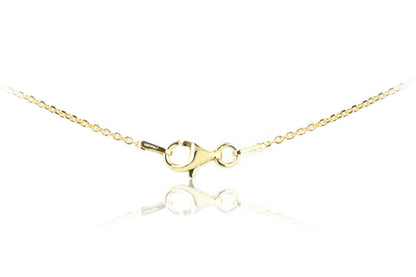 Cadena colección argollas en plata amarilla (M37243)