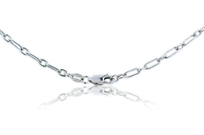 Gargantilla "Padlock Heart" en plata (37244)