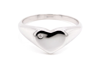 Anillo "HEART" en plata 925 (37248)