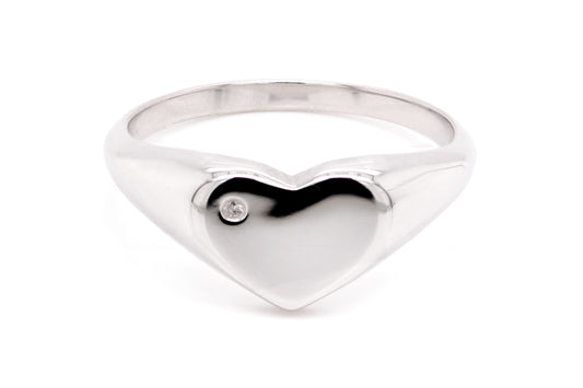 Anillo "HEART" en plata 925 (37248)