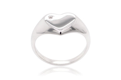 Anillo "HEART" en plata 925 (37248)