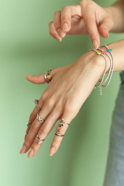 Anillo "INFINITO" en plata 925 (37240)