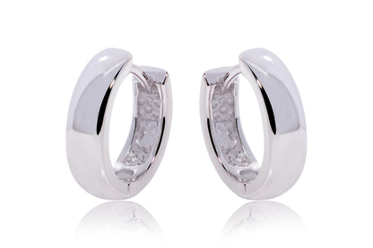 Arracadas "HUGGIES" plata .925 (30372)
