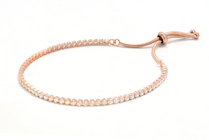 Pulsera Ajustable en Plata rosa (31623)
