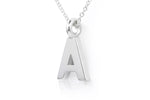 Cargar imagen en el visor de la galería, Gargantilla con Dije letra &quot;A&quot; en Plata (M35631)
