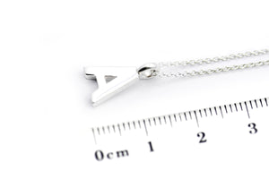 Gargantilla con Dije letra "A" en Plata (M35631)