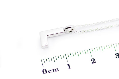 Gargantilla con Dije letra "L" en Plata .925 (M35638)
