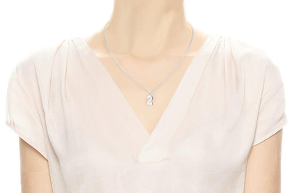 Gargantilla con Dije número "2" en Plata (M35649)