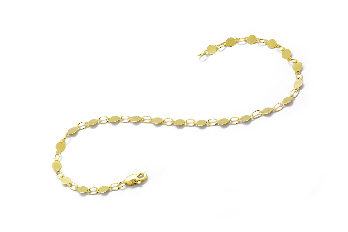 Pulsera "Disco" en oro de 14k (37012)