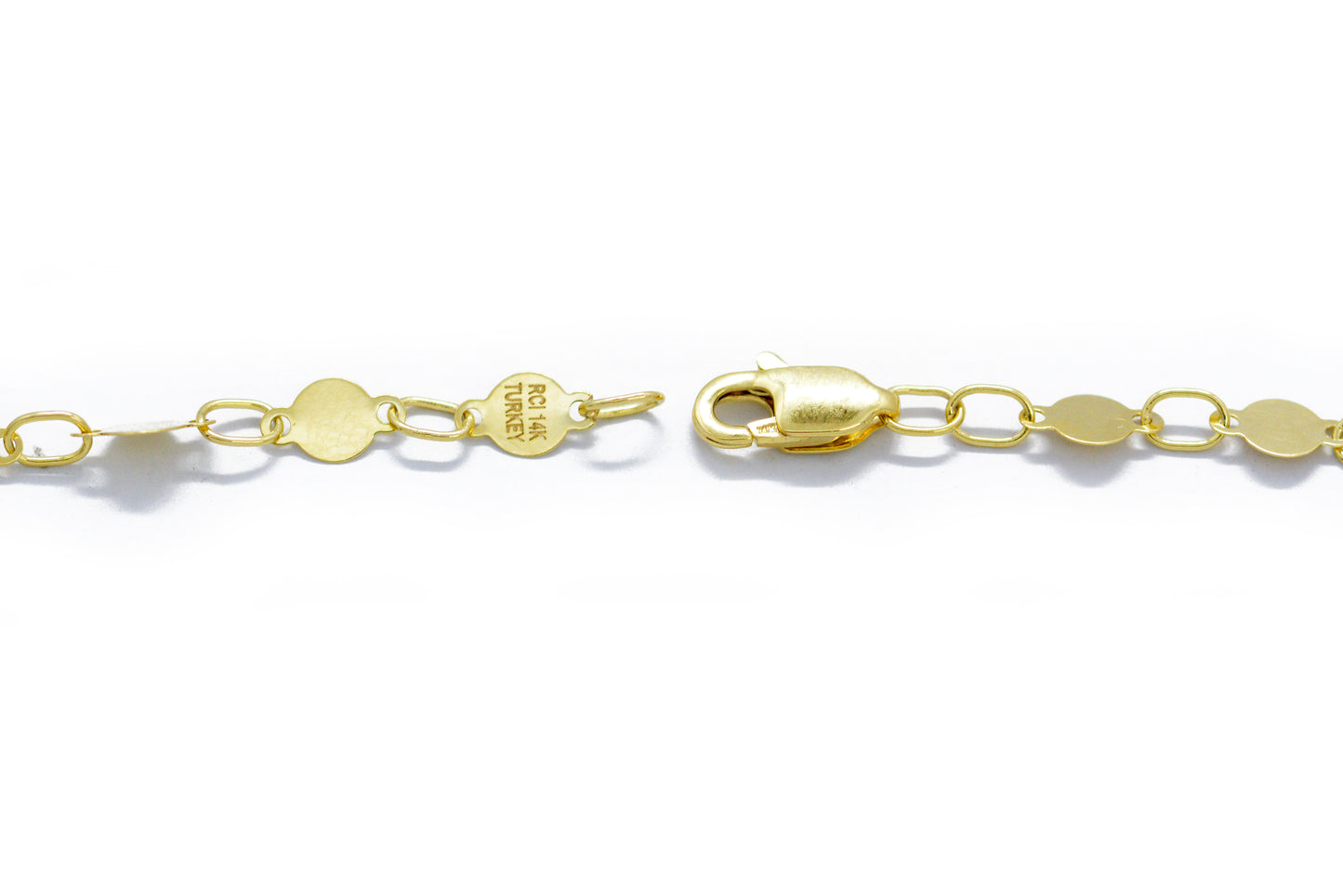 Pulsera "Disco" en oro de 14k (37012)