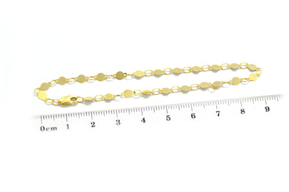 Pulsera "Disco" en oro de 14k (37012)