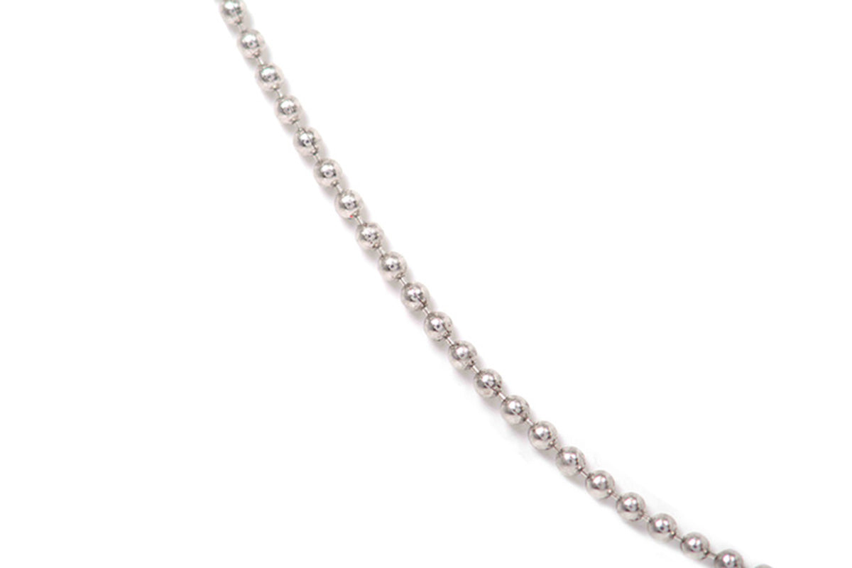 Cadena fabricada en Plata Fina en acabado Esfera Lisa (22611)