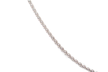 Cadena fabricada en Plata Fina en acabado Esfera Lisa (22611)