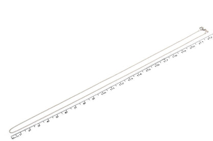 Cadena de 1mm en plata fina acabado Esfera Lisa (22624)