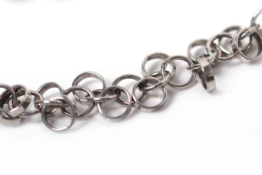 Moderna Y Bellísima Tobillera Round De Plata .925 (M22675)