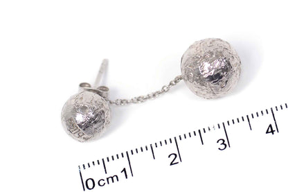 Aretes "ESFERA DUAL" en plata 925 (22803)