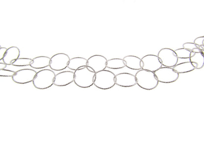Gargantilla De Plata .925 Diseño Flor (M23913)