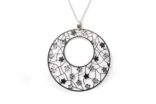 Dije "FLORES" plata .925 (23925)