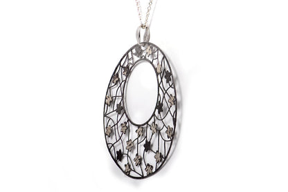 Dije "FLORES" plata .925 (23925)