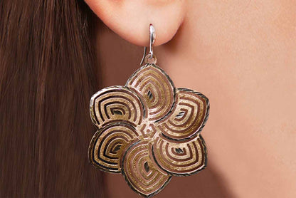 Aretes "SUPER NOVA" en plata 925 (25124)