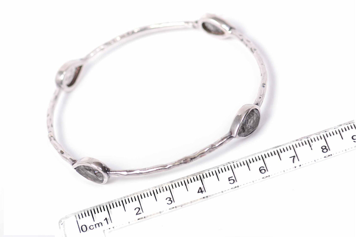 Brazalete "CUATRO ESTACIONES" plata .925 gota (25272)