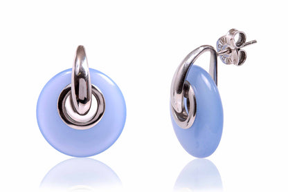 Aretes "NINA" en plata 925 chico (25931)