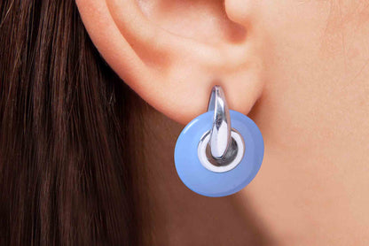 Aretes "NINA" en plata 925 chico (25931)