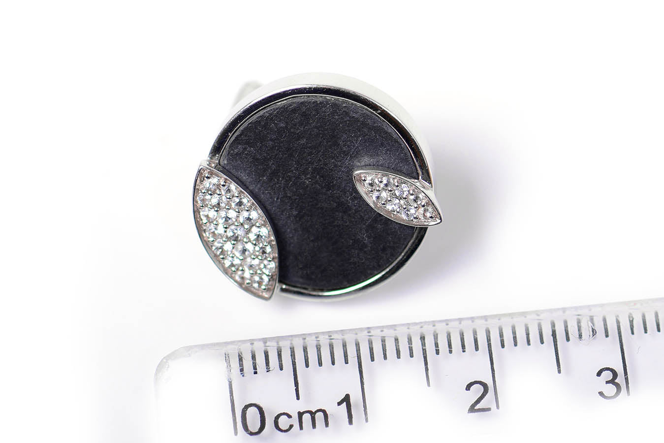 Aretes "PIZARRA" plata 925 (27763)