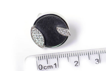 Aretes "PIZARRA" plata 925 (27763)