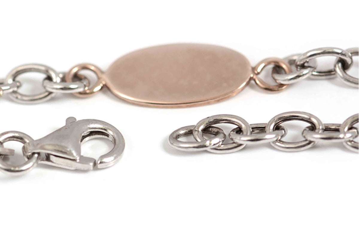 Pulsera Acento Oval en Plata .925 (M28873)