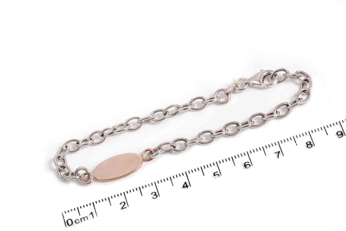 Pulsera Acento Oval en Plata .925 (M28873)