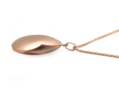 Gargantilla Rosa con Corazon Doble en Plata.925 (M28886)