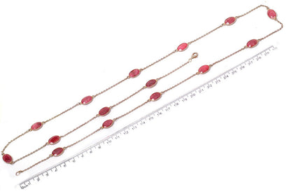 Collar "RED VICTORIAN" plata .925 (29188)