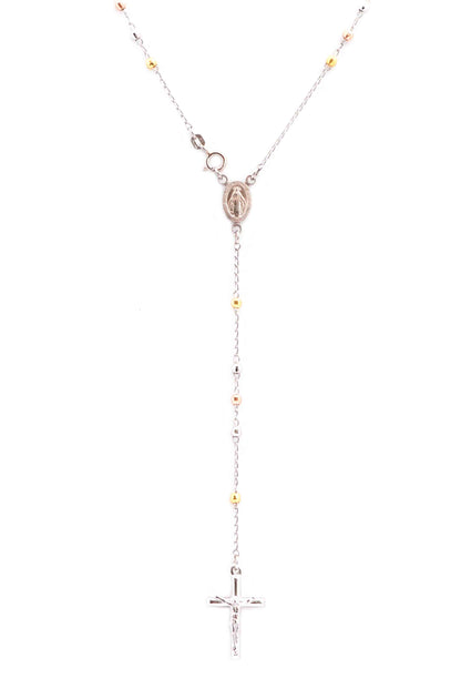 Gargantilla Rosario En Plata .925 Multicolor (M30211)