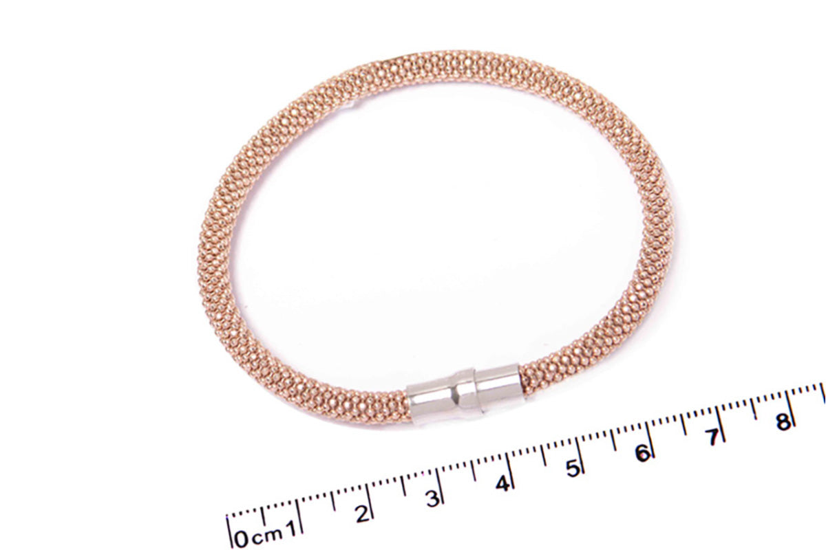 Pulsera "DRAGONFLY" plata .925 rosa de 3mm (30216)