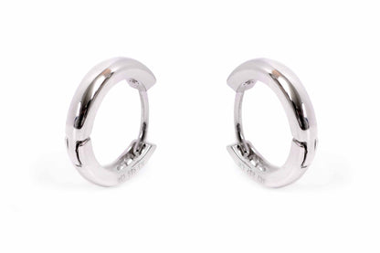 Arracadas "HUGGIES" en plata .925 13x3 (30373)