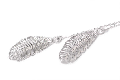 Gargantilla Infinite "PLUMA" plata .925 (31620)